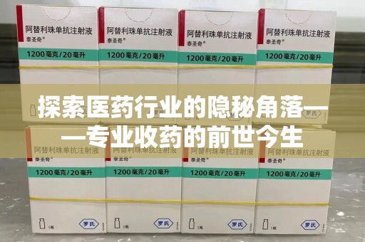 珠海探索医药行业的隐秘角落——专业收药的前世今生